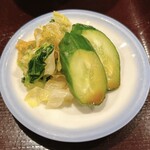 うなぎの豊川 - 香の物