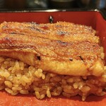 うなぎの豊川 - うな重、断面！