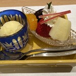 天ぷら 極 - デザートもおしゃれ(^^)