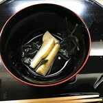 萬み高橋 - 筍とワカメにお吸い物