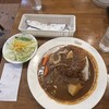 ラホール - 日替わりカレー（ジャンボメンチカツカレー、コールスロー、10辛）