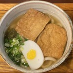 花坊 - きつねうどん（厚いお揚げ）