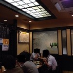 Masu kame - 201406　升亀　店内（座席より右まわり）⇒小上がり向かいの「テーブル椅子」席