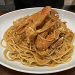 パスタの店 山猫軒 - ワタリガニと魚介のトマトクリームです☆　2024-1222訪問
