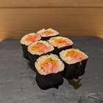 うまい鮨勘 - とろたく巻