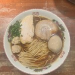 麺や而今 - 生一本黒豆（1150円）＋半熟味付煮玉子＋（150円）