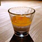 レスピラシオン - Setas 舞茸：②舞茸のコンソメゼリー