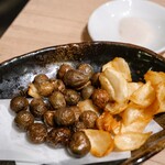 宵月夜 - 百合根とむかごの素揚げ