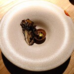 レスピラシオン - Setas 舞茸：③舞茸の薪焼き、ラビオリ