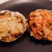 中国飯店 琥珀宮 - 上海蟹の姿蒸し