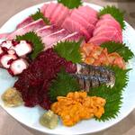 278504774 - 名物 ネプチューンの刺し身盛り　2024.12.10