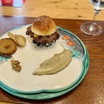 Ramen FeeL - 十勝ロイヤルマンガリッツァ　ハンバーグ　最高〜‼️