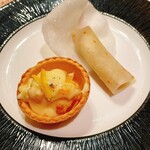 中国料理 品川大飯店 - 北京ダックと大海老の柚子風味マヨネーズ