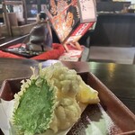 伊達な仙台炉端 強次朗 - 白子の天ぷら