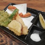 ふぐとかに 太閤ふぐ - サクサク！カニ天ぷら