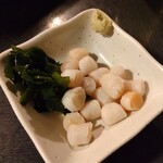 きど藤 - 小柱刺し