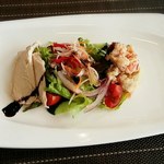 ビストロカフェ　ラピス -  ★ シェフの気まぐれサラダ♪ ( チキン＆サーモンポテト )