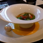 ガストロノミー ジョエル・ロブション - 2014年5月　スープの出来上がりです♪
