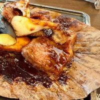 四季の郷志むら - 飛騨牛朴葉味噌ステーキ