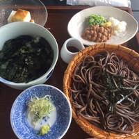 とんかつ & 焼鳥 An - 田舎蕎麦プラスネバネバ丼980円