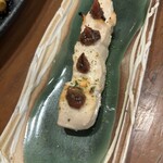 水天宮前のやきとり屋さん - ささみ、梅焼き！ささみとは思えないジューシーさも、肉の鮮度と火入れの巧さの証かと！