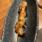 水天宮前のやきとり屋さん - ぼんじり、タレ焼きで！カリッとした表面の食感の後にくる脂感が素晴らしい！