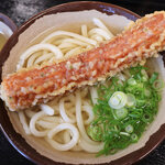 セルフうどん 天狗 - 料理写真:かけ250円＋ちくわ天70円