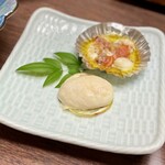 料理旅館 丸寅 - 白子の塩焼き／白子のアヒージョ