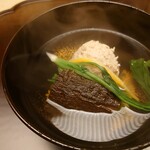 徳ㇵ本也 - 堀川牛蒡と鴨つみれのお椀