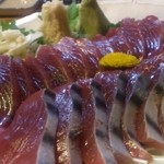 山女庵 - かつお皮付き刺身