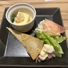 全席個室 楽蔵 - 前菜（取り分け後）