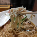 麺家 たけ田 - 蟹の身と麺