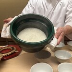 徳ㇵ本也 - 完全無農薬米　虹のきらめき　土鍋ご飯