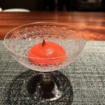 蒼 - 雑子谷さんより　赤万願寺唐辛子のムース