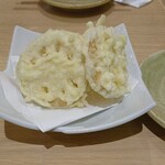 夜通し酒場 - レンコン天ぷら