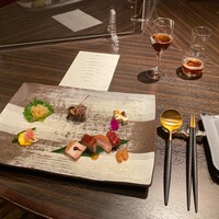 中国料理 彩龍 - 前菜と紹興酒