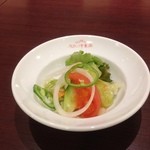 文化洋食店 - カキフライ定食のサラダ