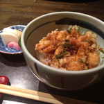 天ぷら岡本 - かき揚げ丼