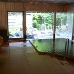 旅亭半水廬 - 西の湯・奥が露天風呂＠2014/5