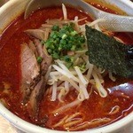 はな火屋 - 味噌ラーメン（辛味噌で） 普通盛 650円