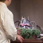 徳ㇵ本也 - 最後まで用の美である美しい囲炉裏を眺めながら至福のひと時でした。