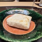 徳ㇵ本也 - 【からすみ餅】からすみがびっしり餅の中に入ってます。