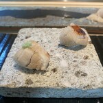 六緑 - 穴子塩、たれ