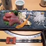 Oyajisushi Ikki - 140523刺身3種盛り880円