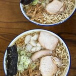 ケンちゃんラーメン - 中華そば普通盛り脂身入り