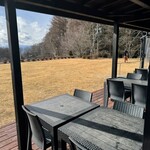 地粉や - テラス席からの眺め