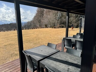 地粉や - テラス席からの眺め