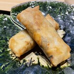 鮨松榮 - セコ蟹の春巻