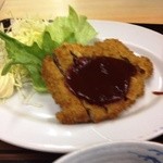 自由軒 - ビフカツ