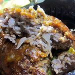 まるう - 神戸牛使用のハンバーグ、冷めても油っこく感じません